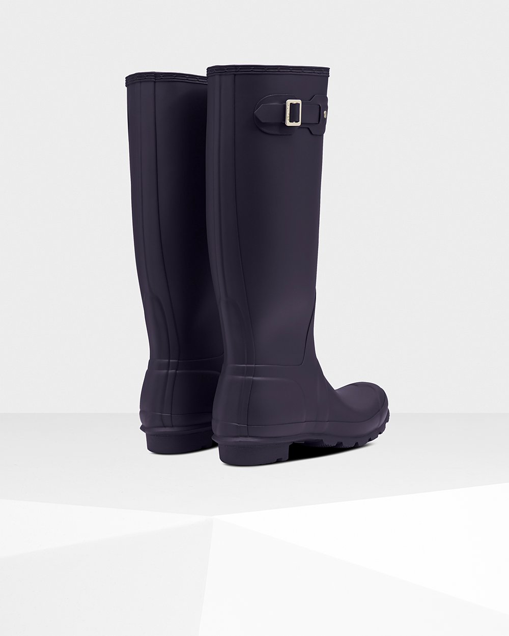 Womens Tall Rain Boots - Hunter Original (71WZURELH) - Purple